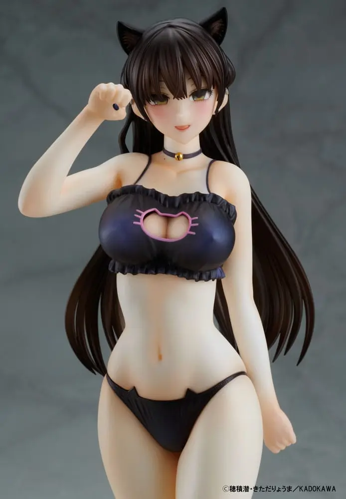 Mishiranu Joshikousei ni Kankinsareta Mangaka no Hanashi PVC Statue 1/6 Konata Competitive Swimsuit & Cat Lingerie Costume Set 26 cm termékfotó