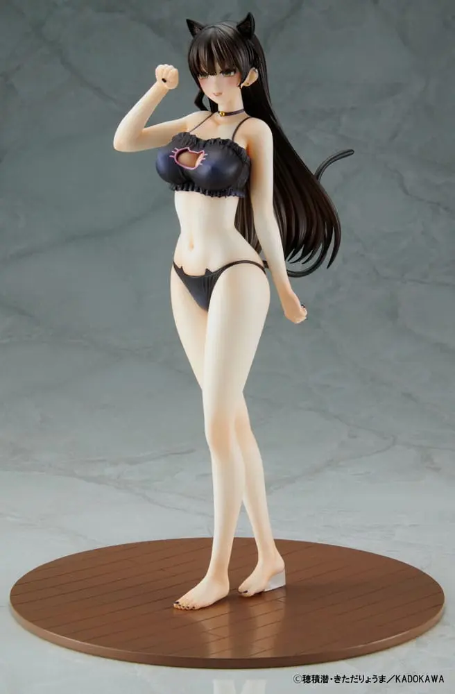 Mishiranu Joshikousei ni Kankinsareta Mangaka no Hanashi PVC Statue 1/6 Konata Competitive Swimsuit & Cat Lingerie Costume Set 26 cm termékfotó