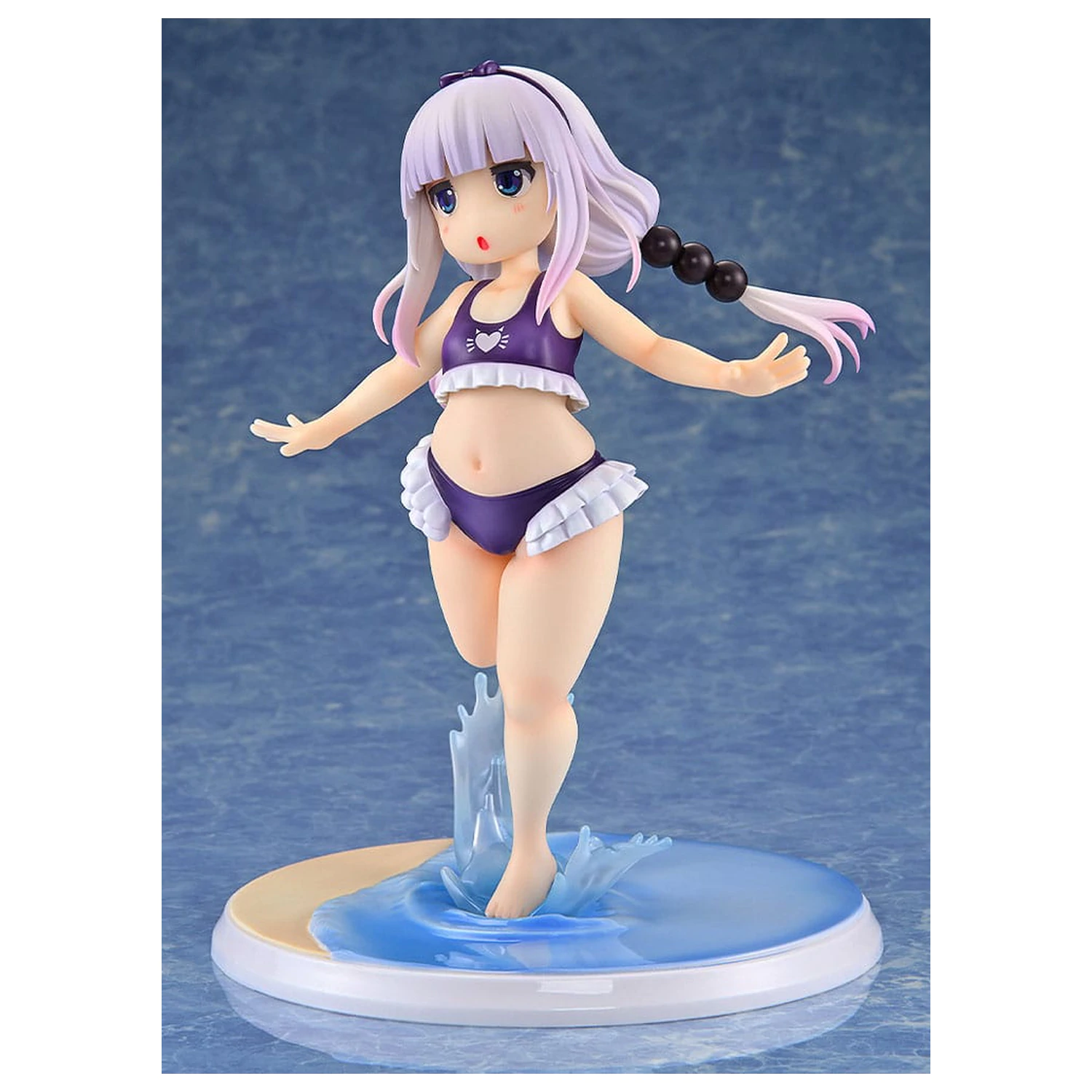 Miss Kobayashi's Dragon Maid PVC Statue 1/6 Kanna Kamui: Excited to Wear a Swimsuit at Home Ver. (Purple) 20 cm Produktfoto