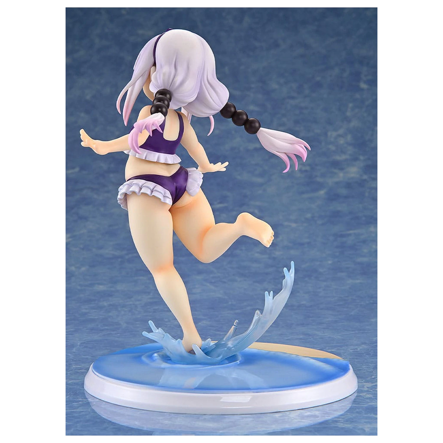 Miss Kobayashi's Dragon Maid PVC Statue 1/6 Kanna Kamui: Excited to Wear a Swimsuit at Home Ver. (Purple) 20 cm Produktfoto