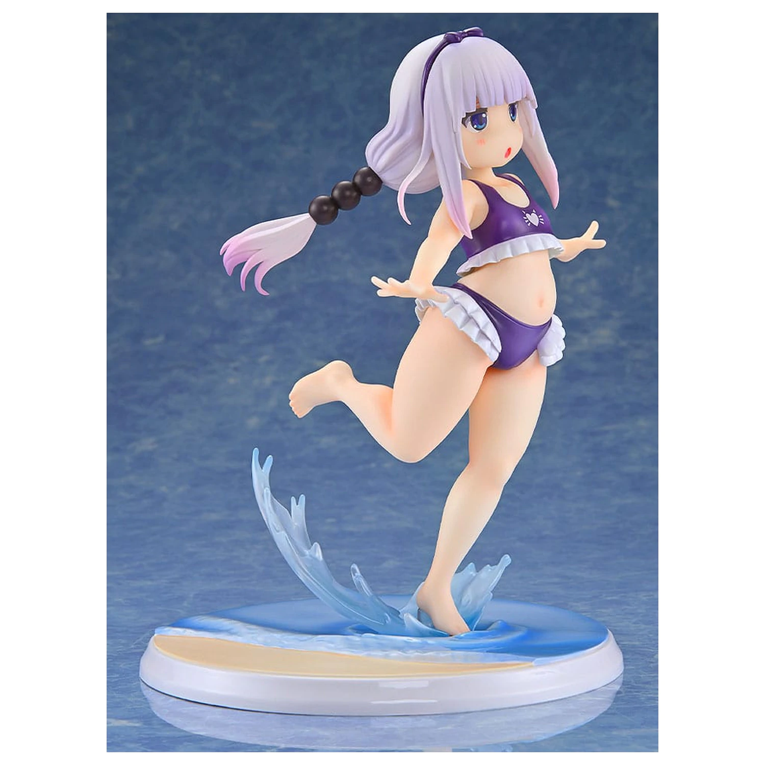 Miss Kobayashi's Dragon Maid PVC Statue 1/6 Kanna Kamui: Excited to Wear a Swimsuit at Home Ver. (Purple) 20 cm Produktfoto