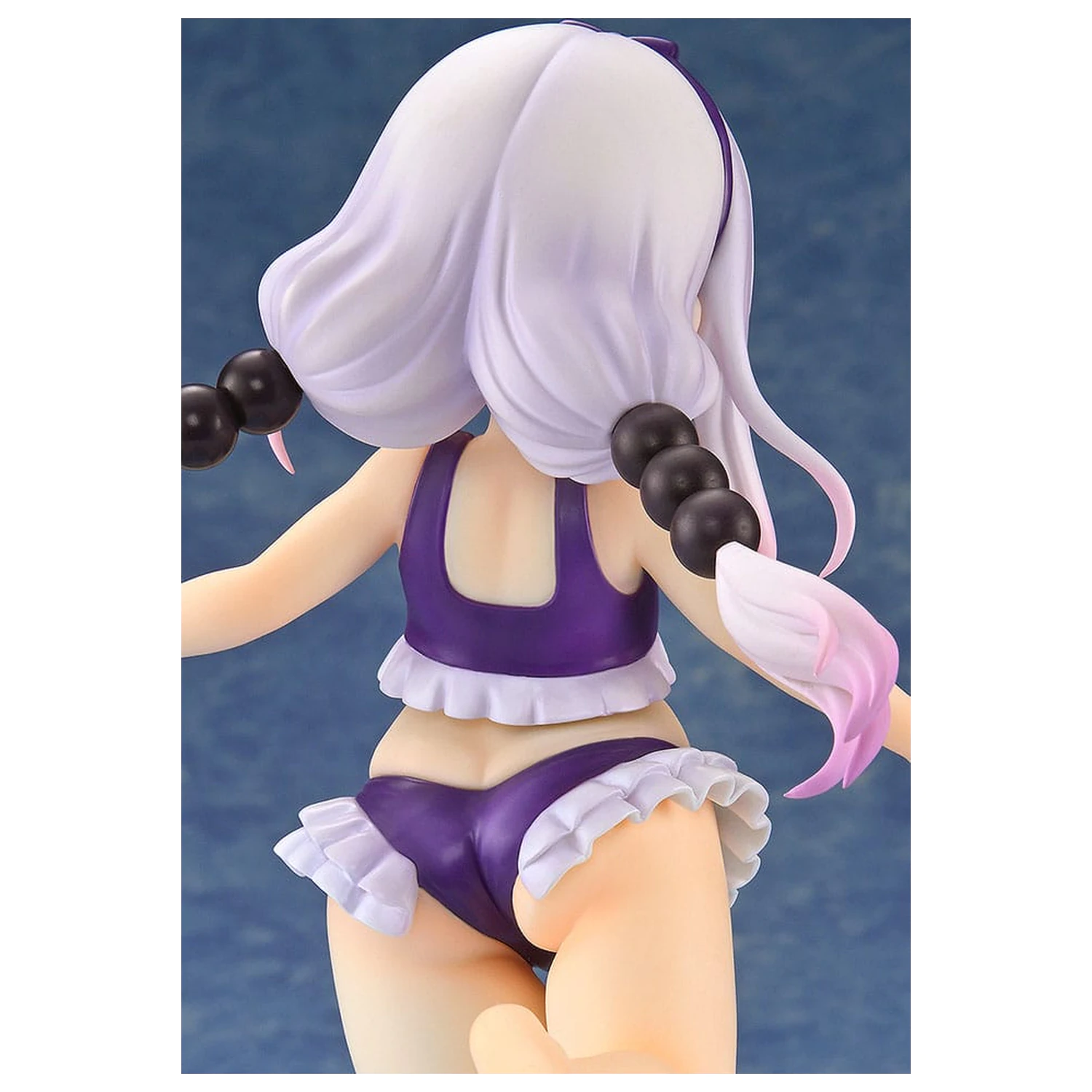 Miss Kobayashi's Dragon Maid PVC Statue 1/6 Kanna Kamui: Excited to Wear a Swimsuit at Home Ver. (Purple) 20 cm Produktfoto