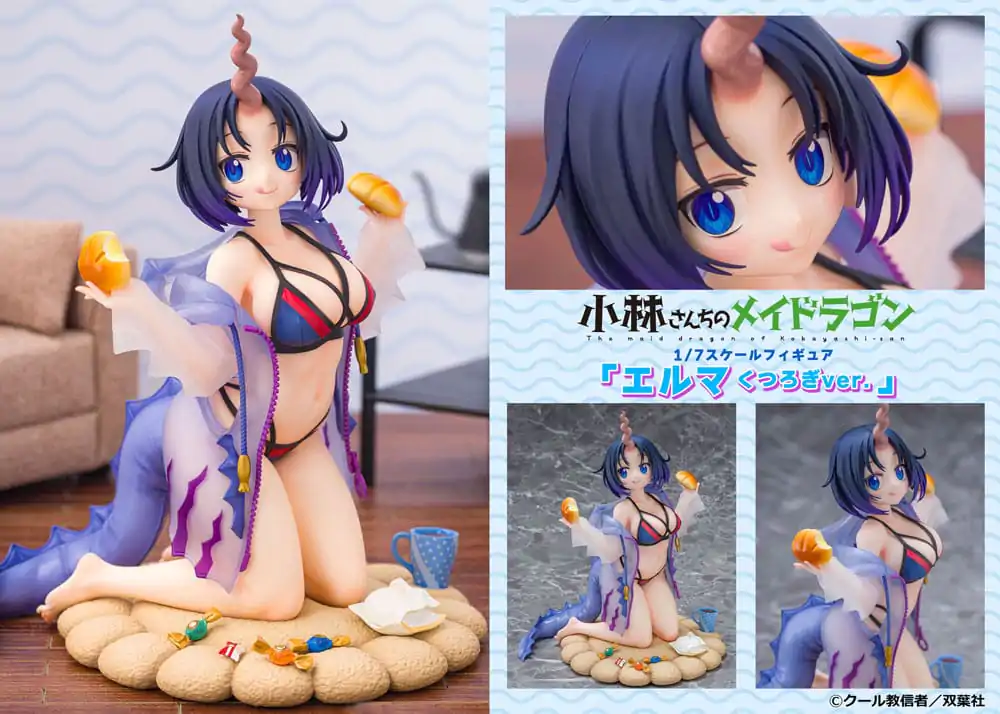 Miss Kobayashi´s Dragon Maid PVC Statue 1/7 Elma Dragon hoodie Ver. 20 cm Produktfoto