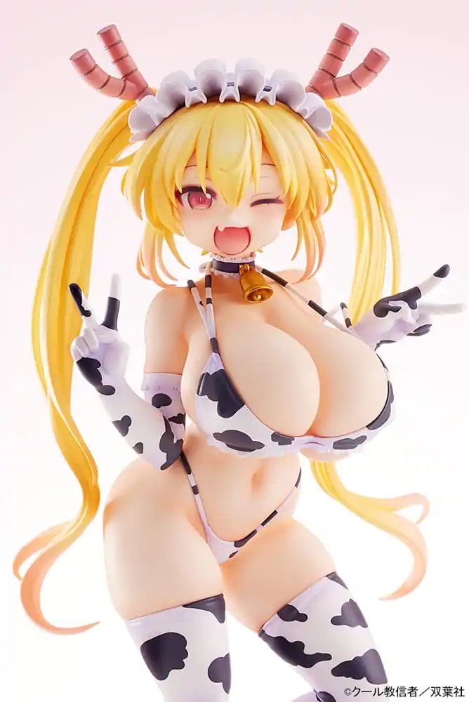 Miss Kobayashi´s Dragon Maid PVC Statue 1/7 Tohru Cow Pattern Bikini Ver. 25 cm Produktfoto