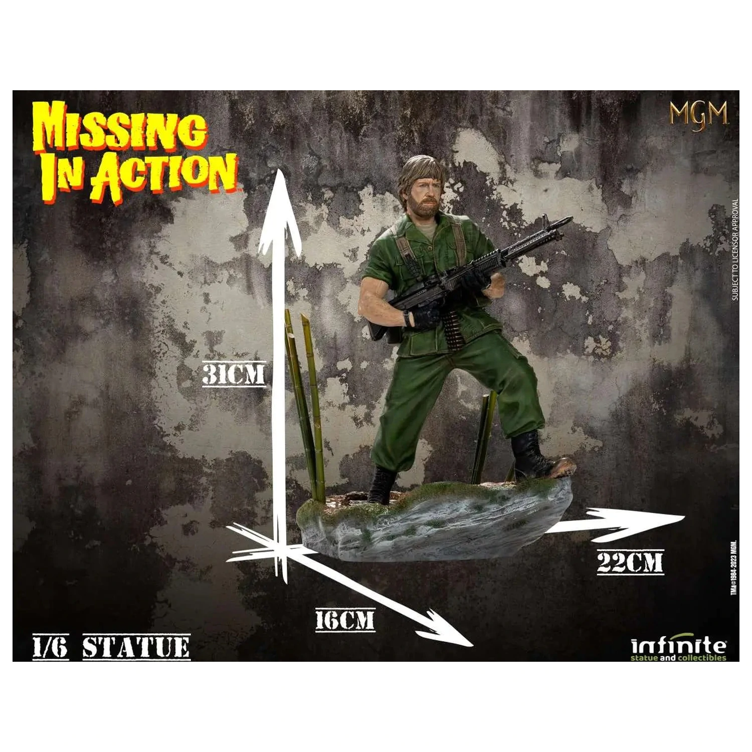 Missing In Action Colonel James Braddock Statue 1/6 31 cm Produktfoto