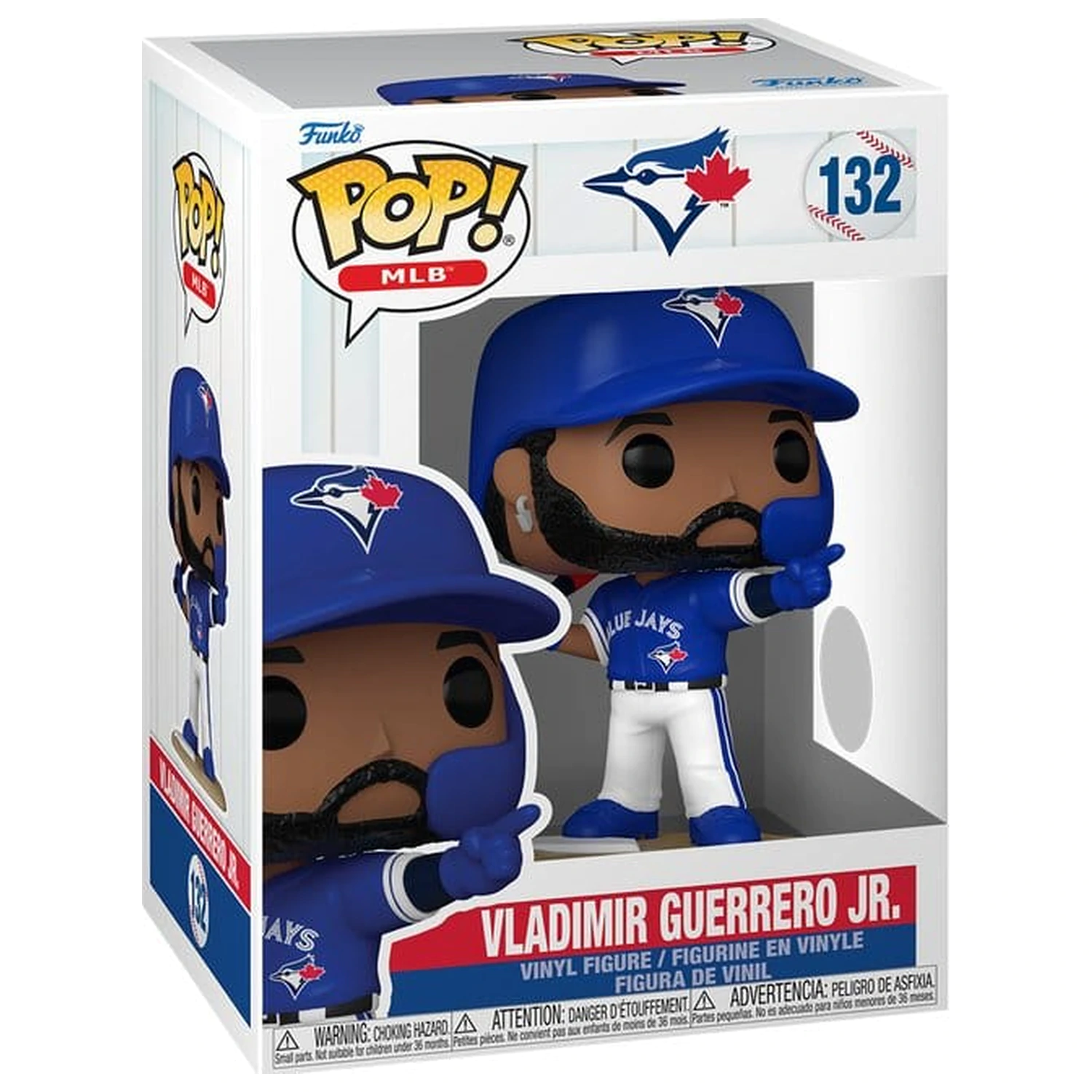 MLB Funko POP! Vinyl Figur Blue Jays- Vladimir Guerrero Jr. (Blue Uniform) 9 cm Produktfoto