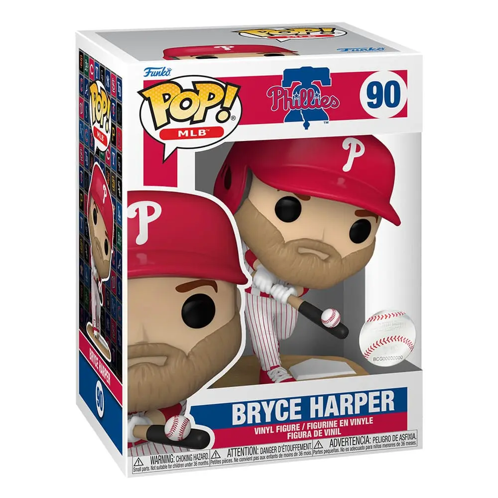MLB POP! Vinyl Figur Phillies- Bryce Harper 9 cm Produktfoto