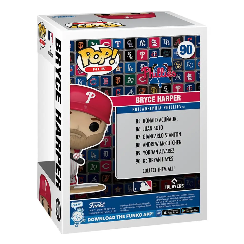 MLB POP! Vinyl Figur Phillies- Bryce Harper 9 cm Produktfoto