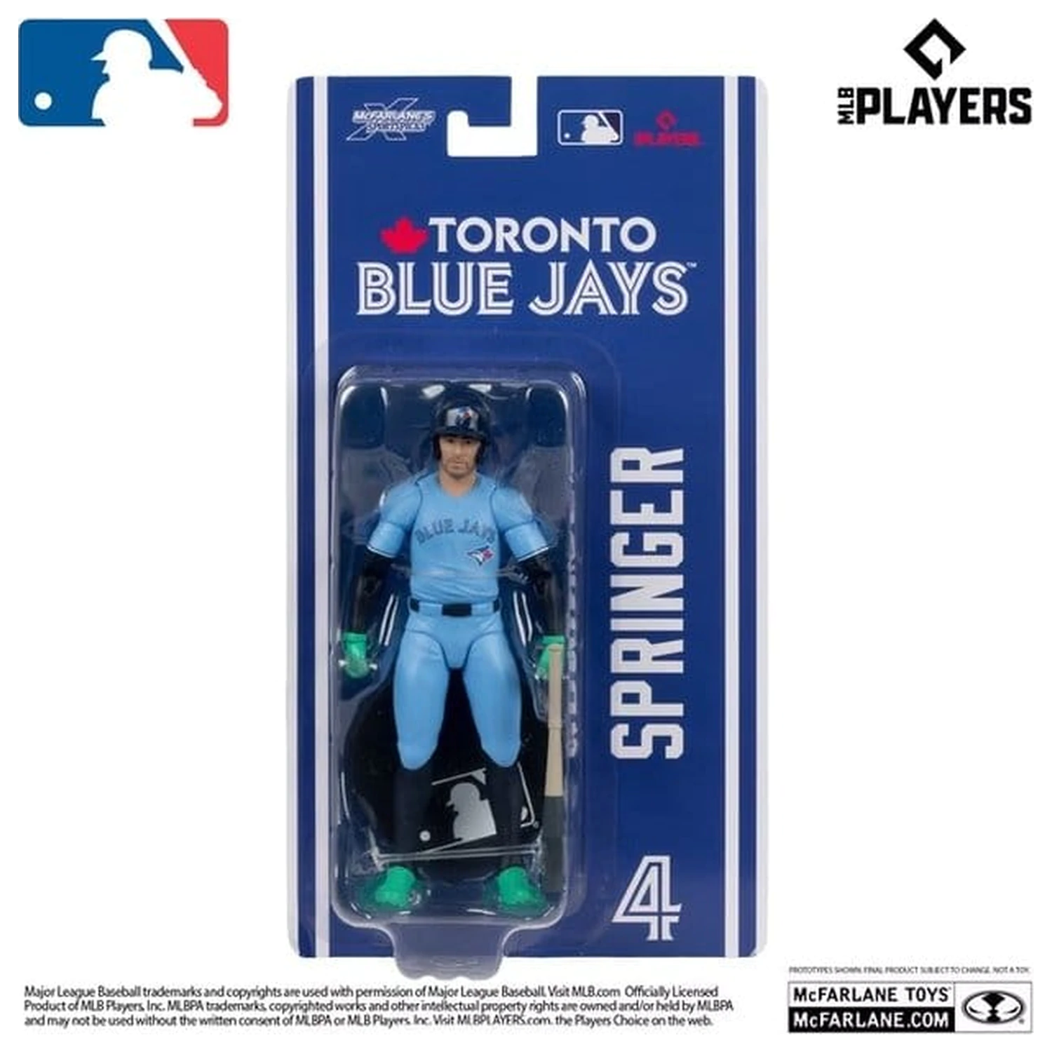 MLB McFarlane SportsPicks Actionfigur George Springer (Toronto Blue Jays) 15 cm Produktfoto