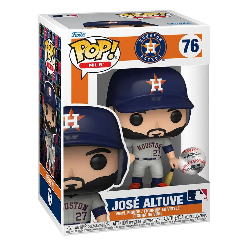 MLB POP! Sports Vinyl Figur Astros - Jose Altuve (Away Jersey) 9 cm Produktfoto