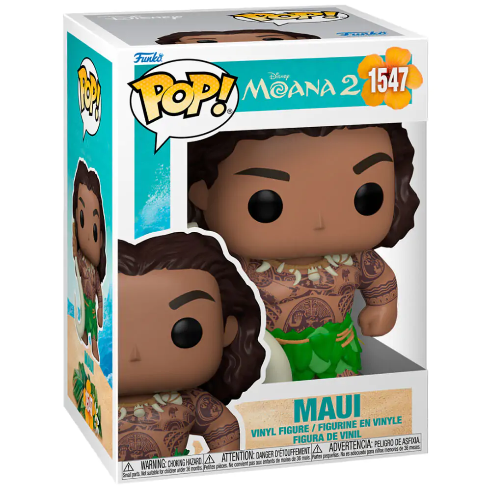 Vaiana 2 Funko POP! Vinyl Figur Maui with Fish Hook 9 cm Produktfoto