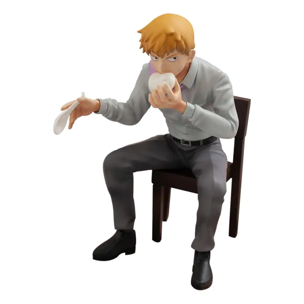 Mob Psycho 100 III x Bunbougu Cafe 2022 PVC Statue Arataka Reigen 14 cm Produktfoto