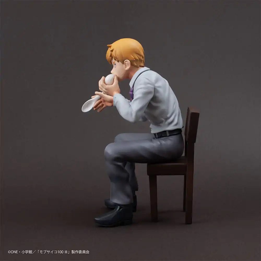 Mob Psycho 100 III x Bunbougu Cafe 2022 PVC Statue Arataka Reigen 14 cm Produktfoto