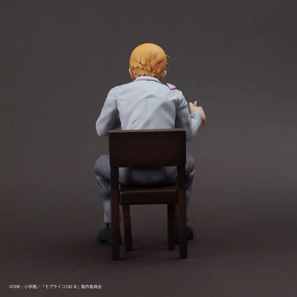 Mob Psycho 100 III x Bunbougu Cafe 2022 PVC Statue Arataka Reigen 14 cm Produktfoto