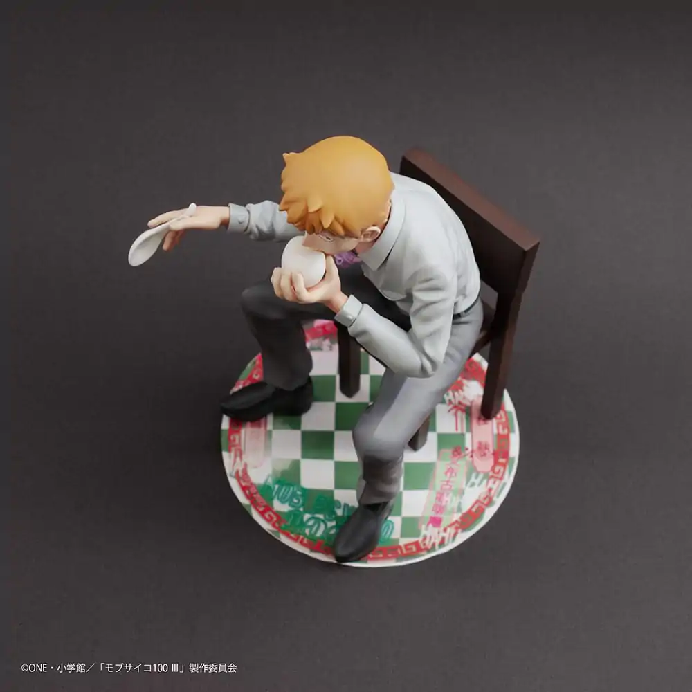 Mob Psycho 100 III x Bunbougu Cafe 2022 PVC Statue Arataka Reigen 14 cm Produktfoto