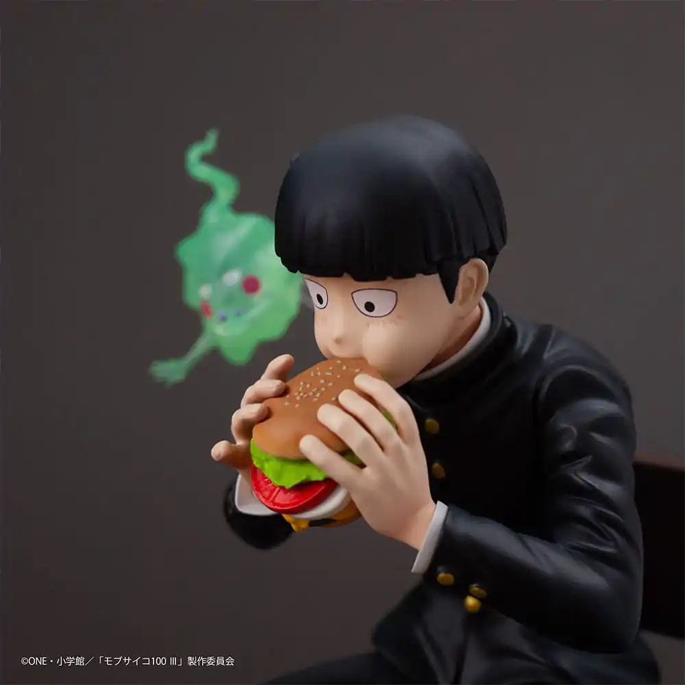 Mob Psycho 100 III x Bunbougu Cafe 2022 PVC Statue Shigeo Kageyama & Ekubo 13 cm Produktfoto