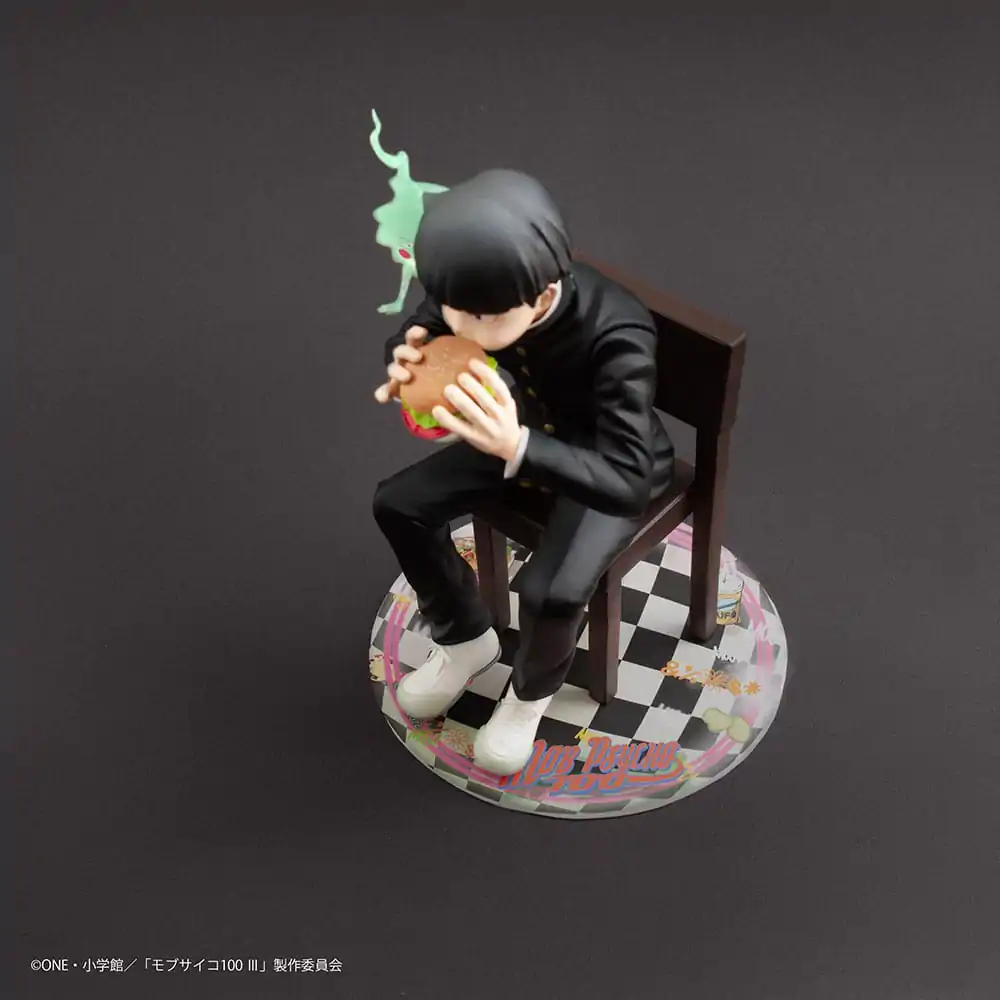 Mob Psycho 100 III x Bunbougu Cafe 2022 PVC Statue Shigeo Kageyama & Ekubo 13 cm Produktfoto