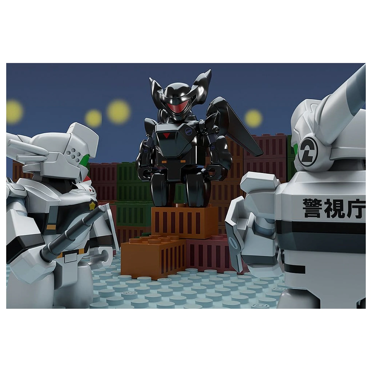 Mobile Police Patlabor Brickroid Actionfigur AV-98 Ingram Unit 1 5 cm Produktfoto