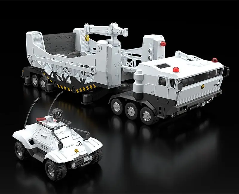 Mobile Police Patlabor Moderoid Plastic Model Kits 1/60 Type 98 Special Command Vehicle &amp; Type 99 Special Labor Carrier (re-run) Produktfoto