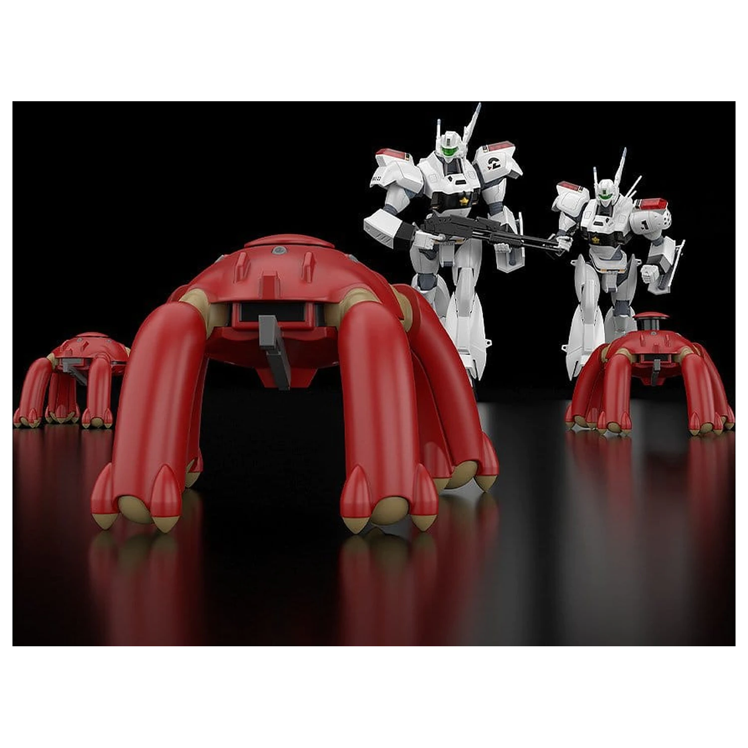 Mobile Police Patlabor Moderoid Modellbausätze Hercules 21 & ASV99 Boxer: Alternate Ver. & Cardia Set Produktfoto