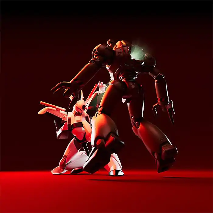Mobile Police Patlabor Modellbausatz PLAMAX Neo 3D Show Type Zero vs Boxer 17 cm Produktfoto