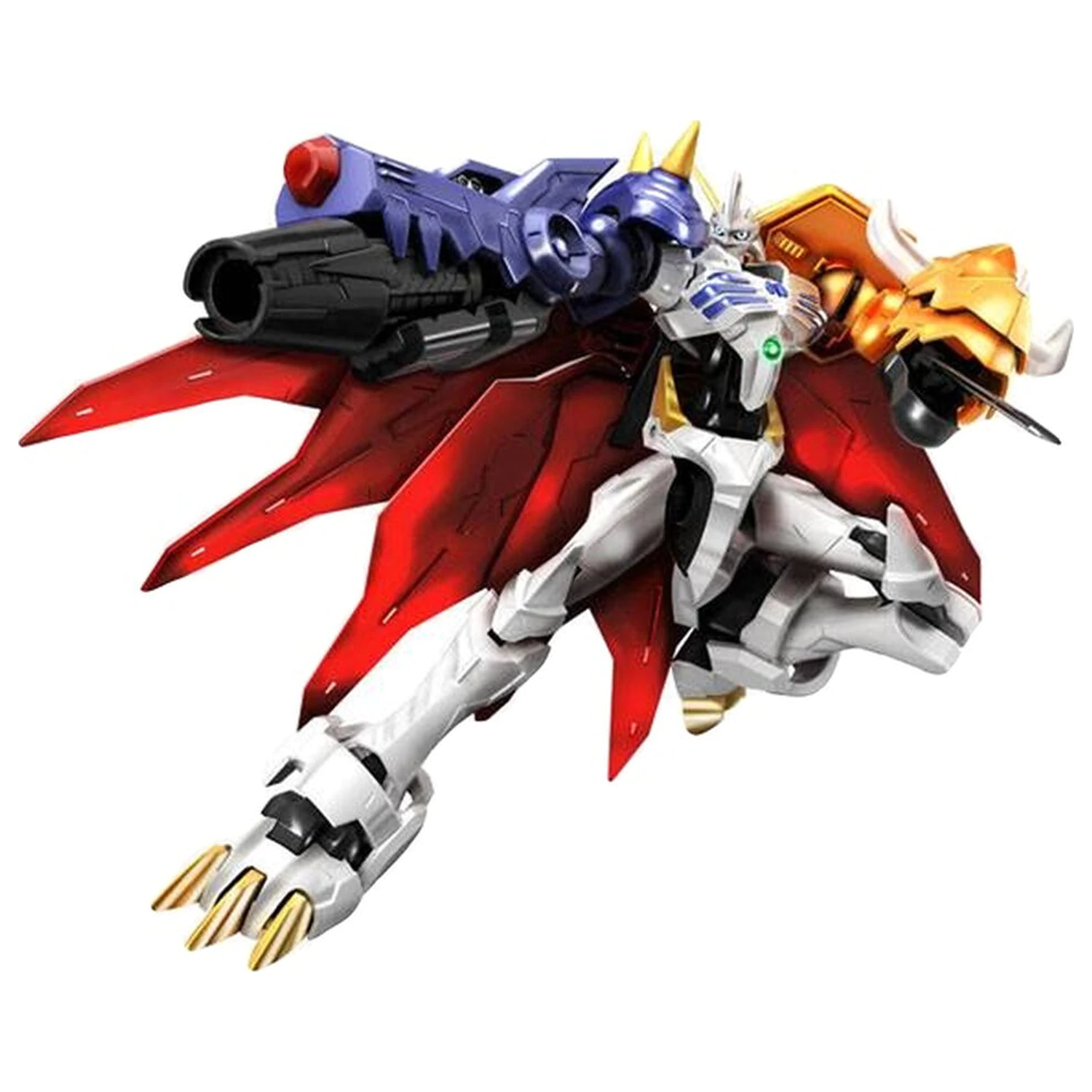 Mobile Suit Digimon Omegamon Rise Amplified Modellbausatz Figur Produktfoto