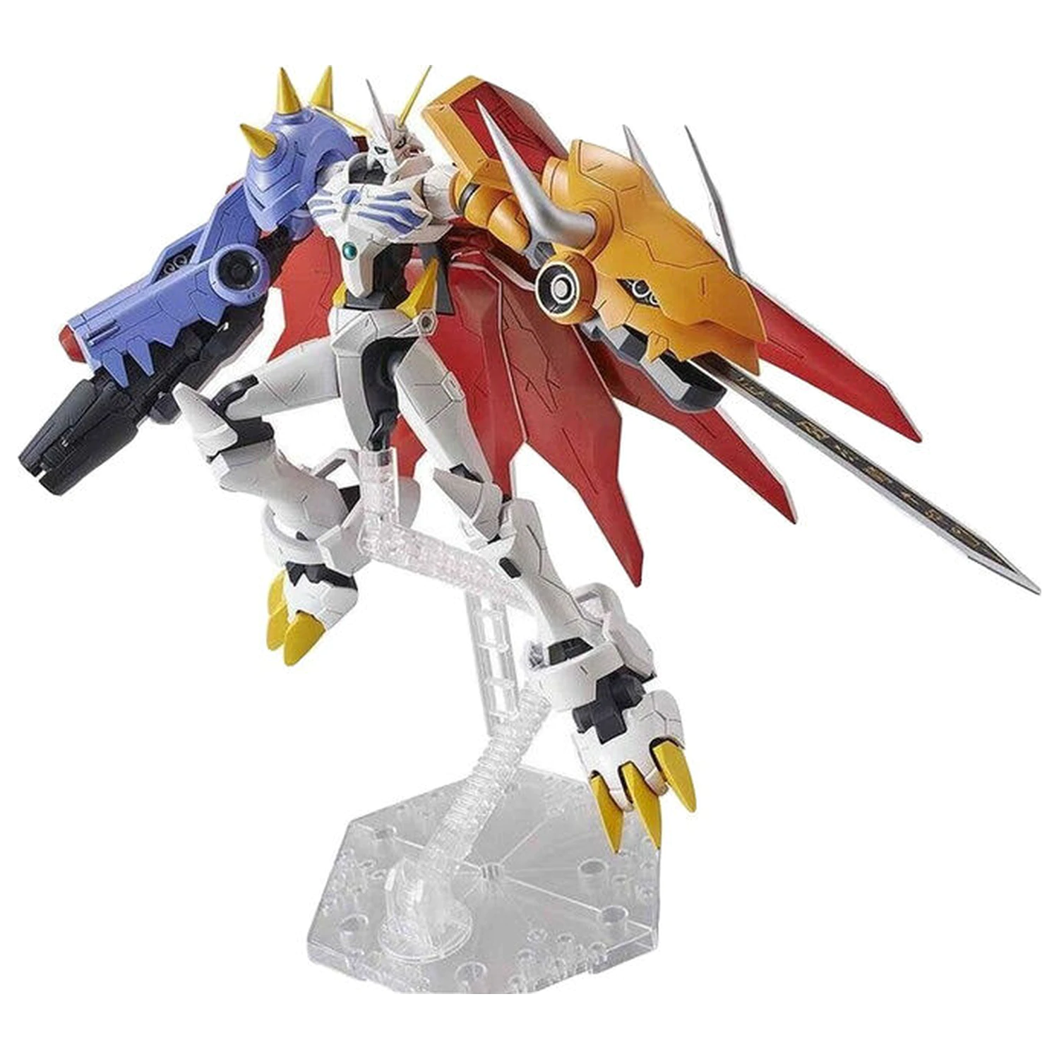 Mobile Suit Digimon Omegamon Rise Amplified Modellbausatz Figur Produktfoto