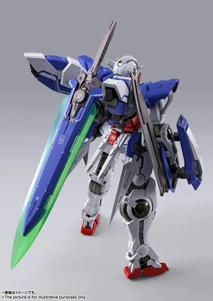 Mobile Suit Gundam 00 Revealed Chronicle Metal Build Diecast Actionfigur Gundam Devise Exia 18 cm Produktfoto