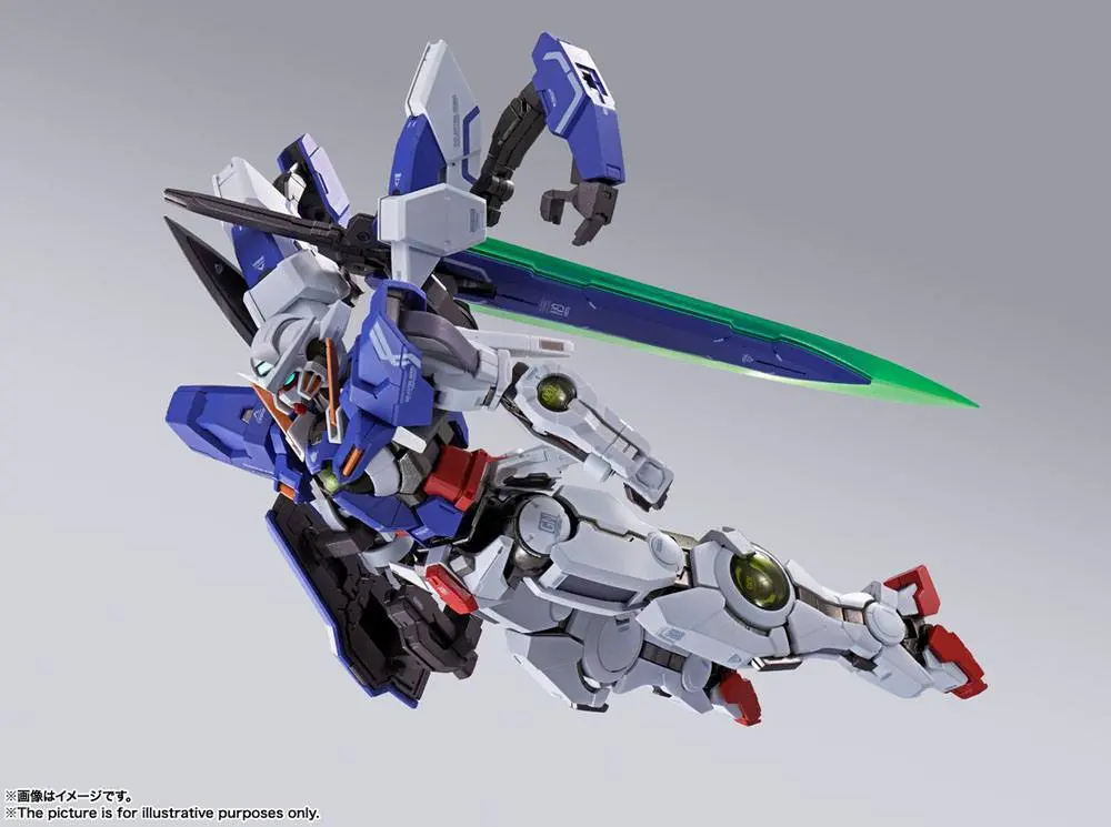 Mobile Suit Gundam 00 Revealed Chronicle Metal Build Diecast Actionfigur Gundam Devise Exia 18 cm Produktfoto