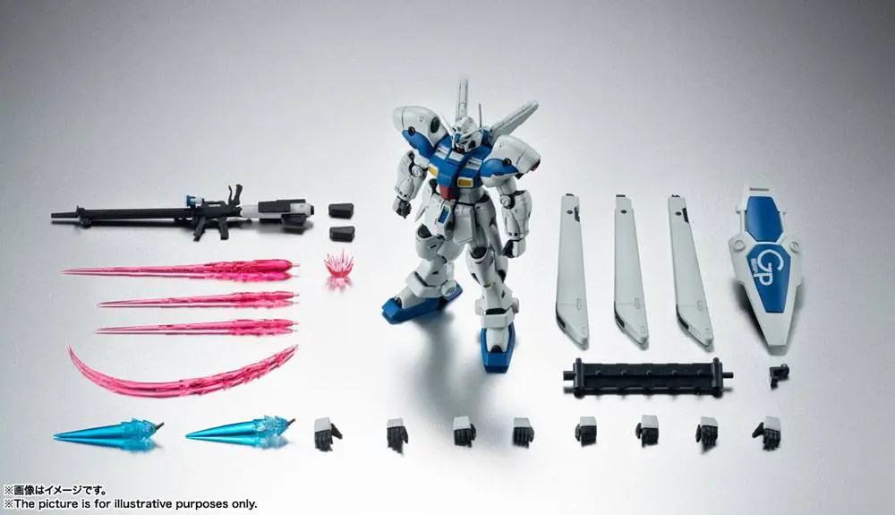 Mobile Suit Gundam 0083: Stardust Memory Robot Spirits Actionfigur Side MS RX-78GP04G Gundam GP04 Gerbera Ver. A.N.I.M.E. 13 cm Produktfoto
