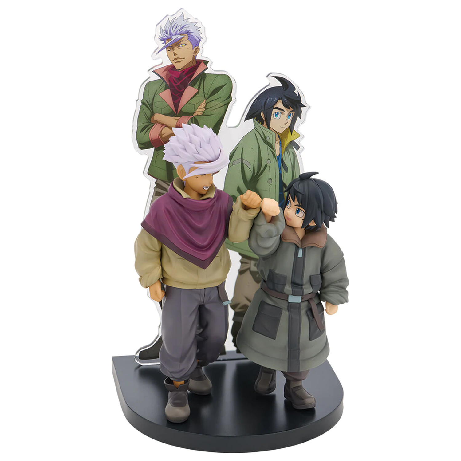 Mobile Suit Gundam Barbatos Iron-Blooded Orphans Augus Mikazuki & Itsuka Ichibansho Figur 18cm Produktfoto