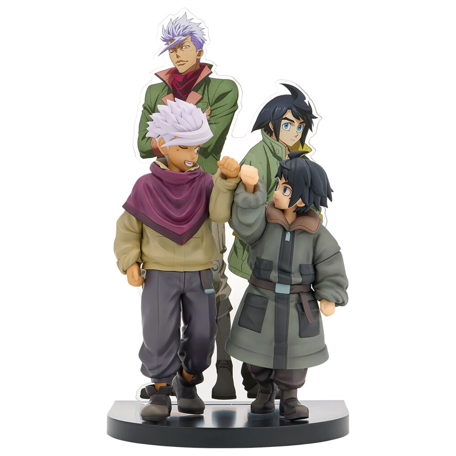 Mobile Suit Gundam Barbatos Iron-Blooded Orphans Augus Mikazuki & Itsuka Ichibansho Figur 18cm Produktfoto