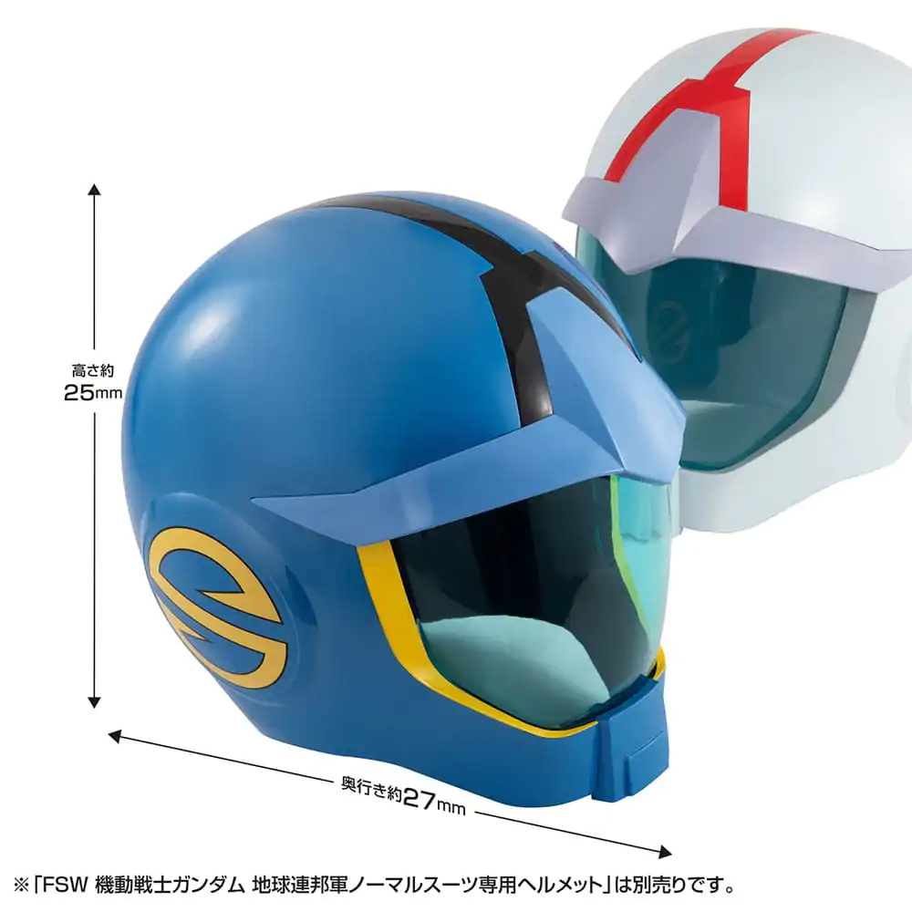 Mobile Suit Gundam Scale Works Replik 1/1 Earth Federation Forces Sleggar Law Standard Suit Helmet 25 cm Produktfoto