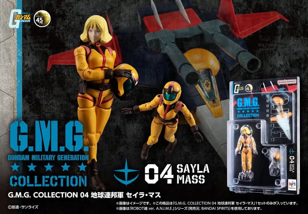 Mobile Suit Gundam G.M.G. Collection 04 Actionfigur Earth Federation Sayla Mass 10 cm termékfotó