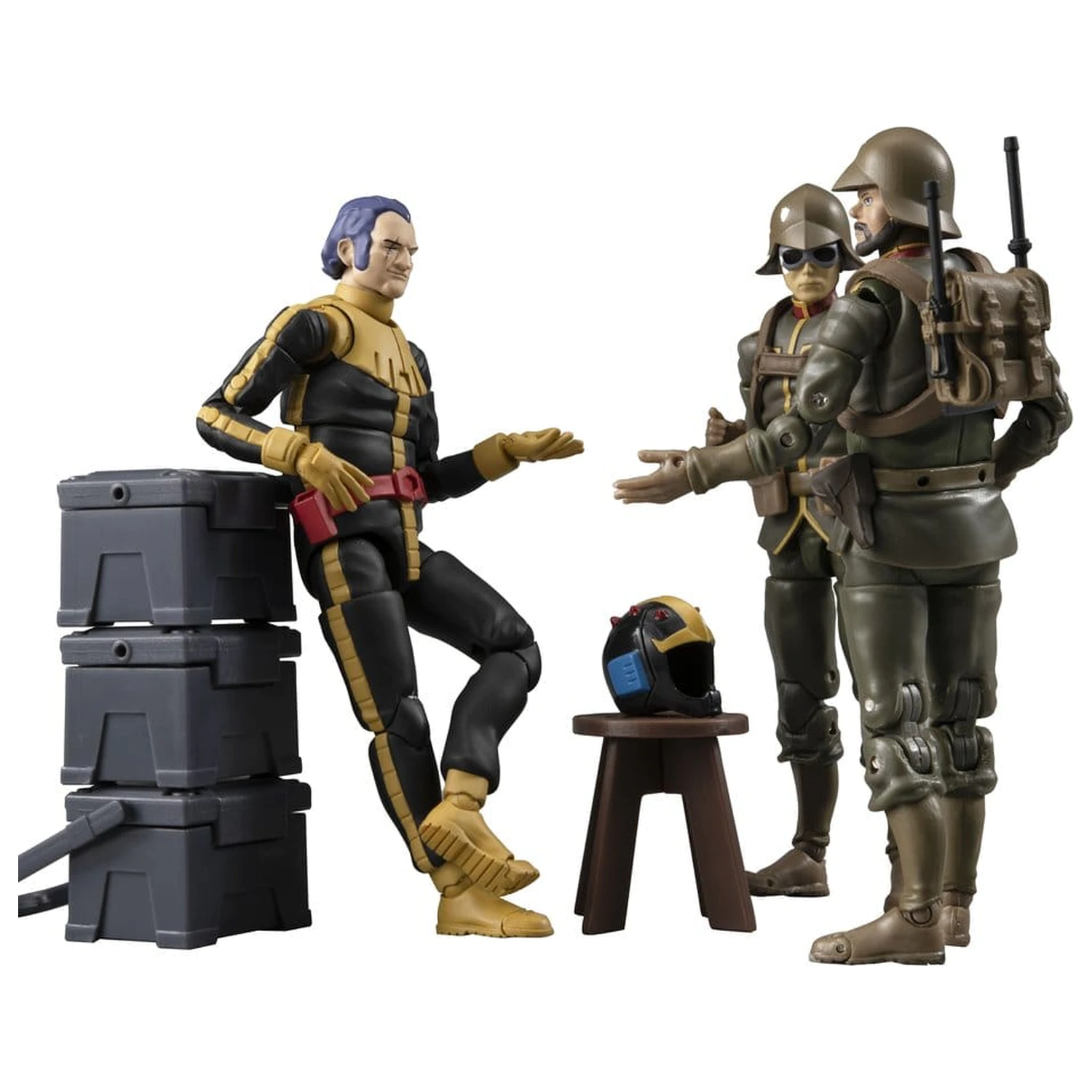 Mobile Suit Gundam G.M.G. Collection 15 Action-Figur Principality of Zeon Black Tri-Stars Mash Normal Suit Ver. 10 cm Produktfoto