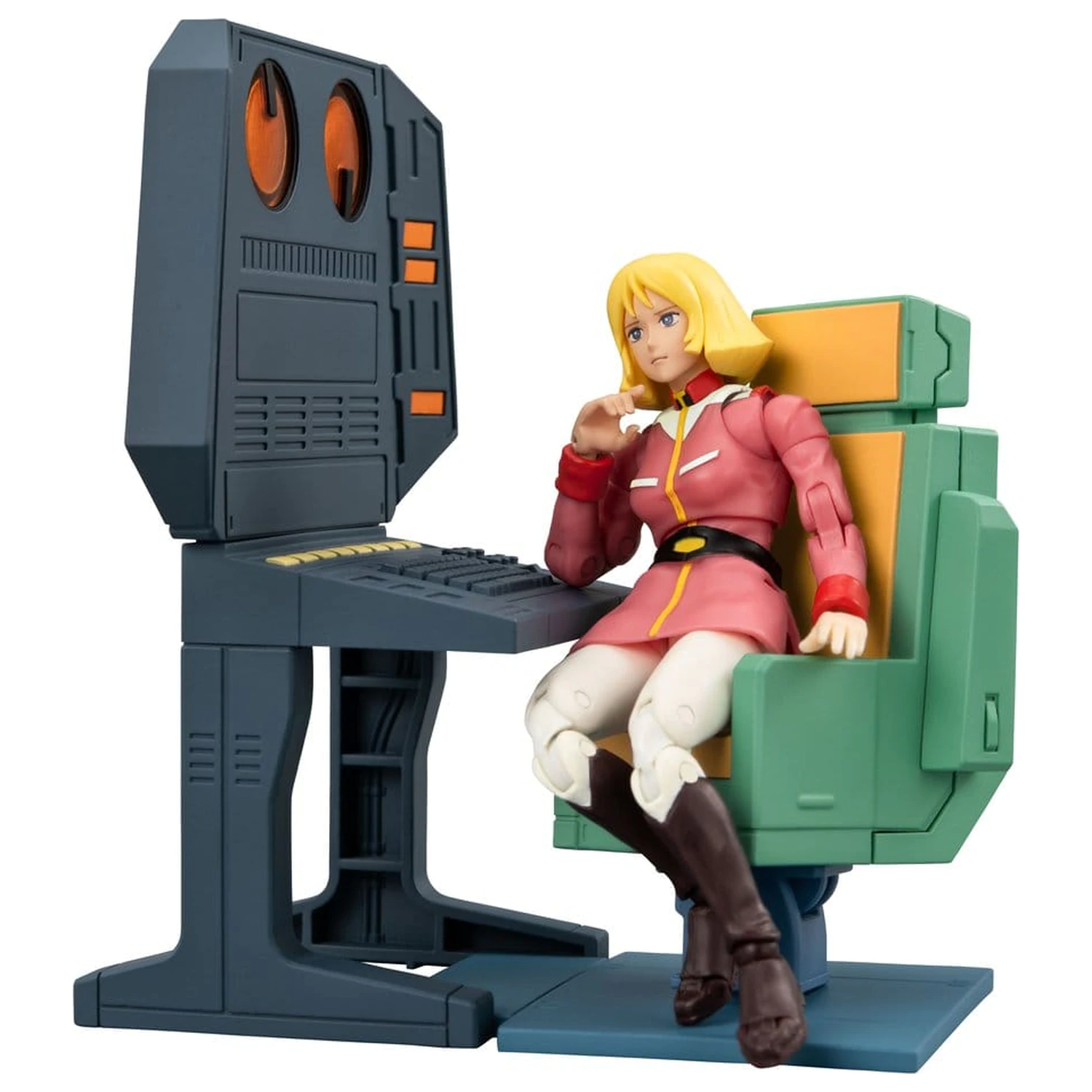 Mobile Suit Gundam G.M.G. Collection EX Diorama White Base Brücke Funker-Schreibtisch Set 10 cm (mit Geschenk) Produktfoto