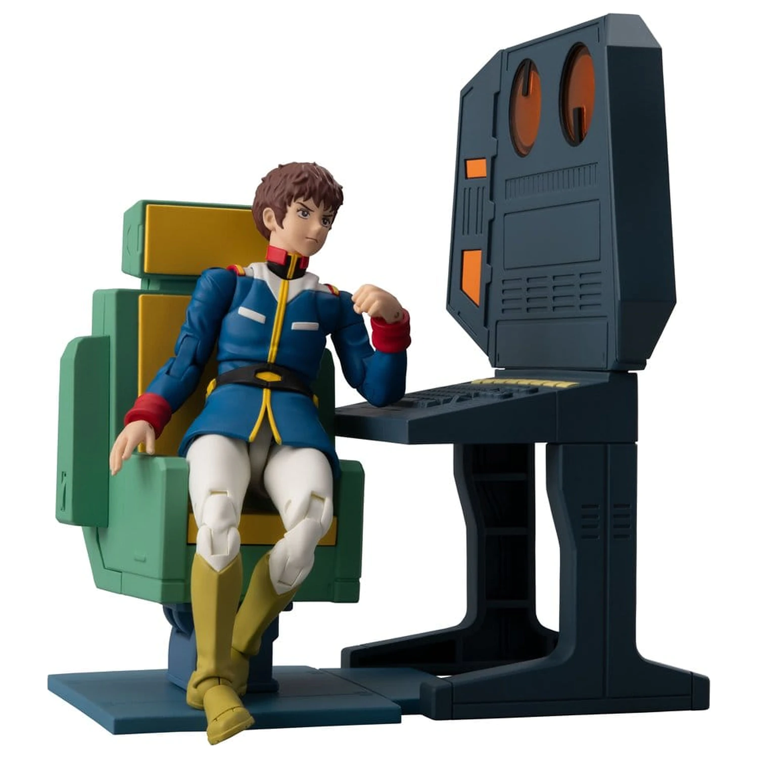 Mobile Suit Gundam G.M.G. Collection EX Diorama White Base Brücke Funker-Schreibtisch Set 10 cm (mit Geschenk) Produktfoto