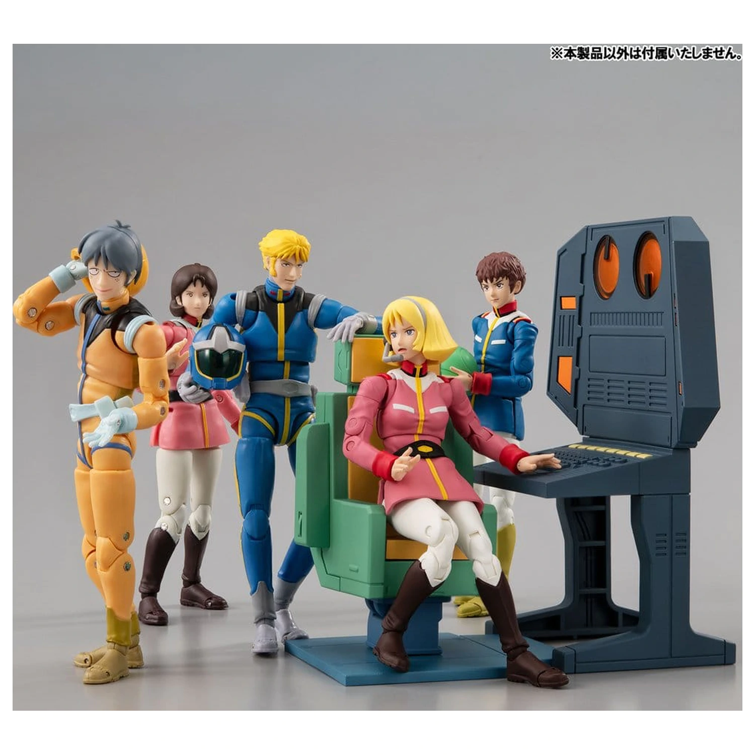 Mobile Suit Gundam G.M.G. Collection EX Diorama White Base Brücke Funker-Schreibtisch Set 10 cm (mit Geschenk) Produktfoto