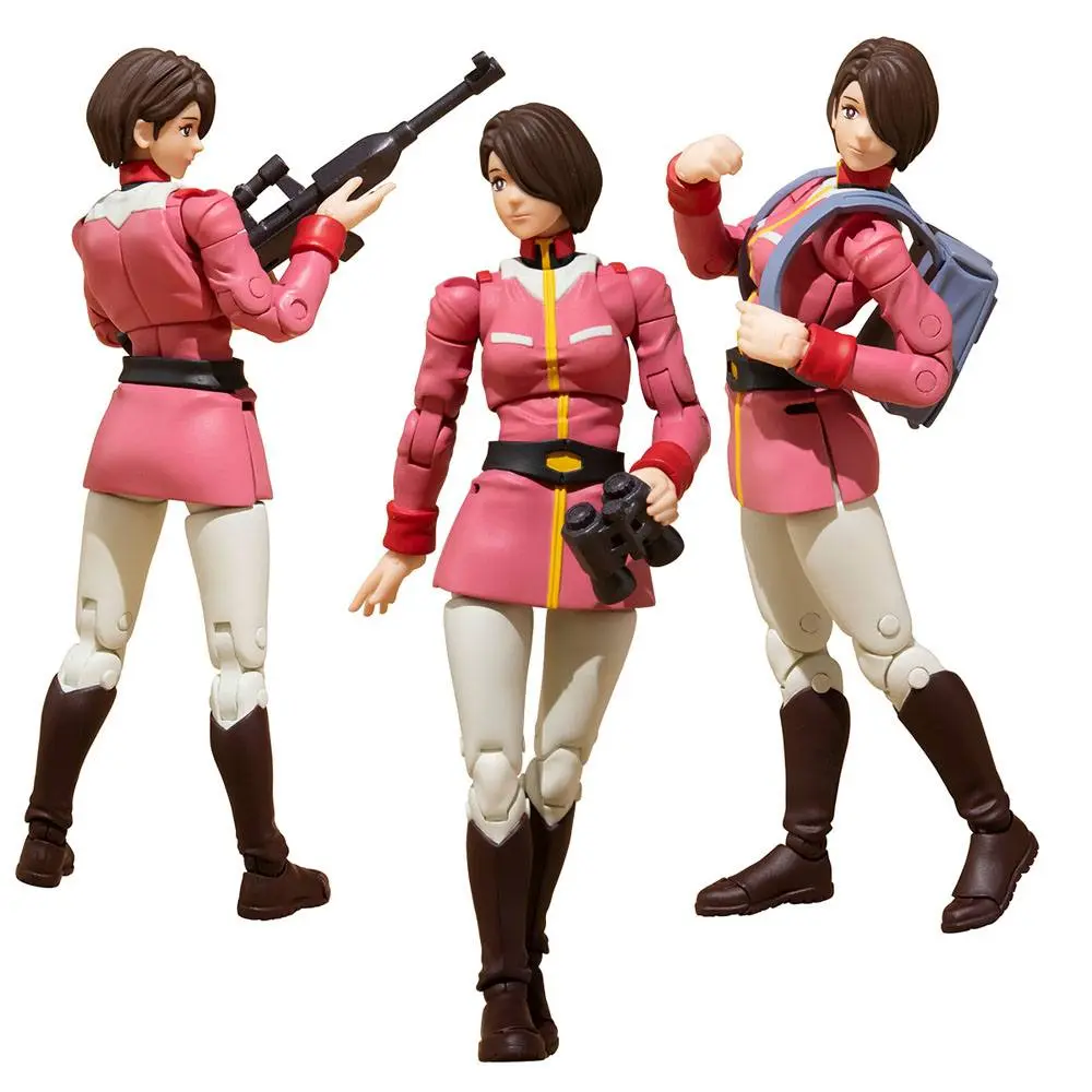 Mobile Suit Gundam G.M.G. Actionfiguren mit Fahrzeug Earth Federation 07 Amuro & Frau, 08V-SP General Soldier & Buggy Set Box Produktfoto