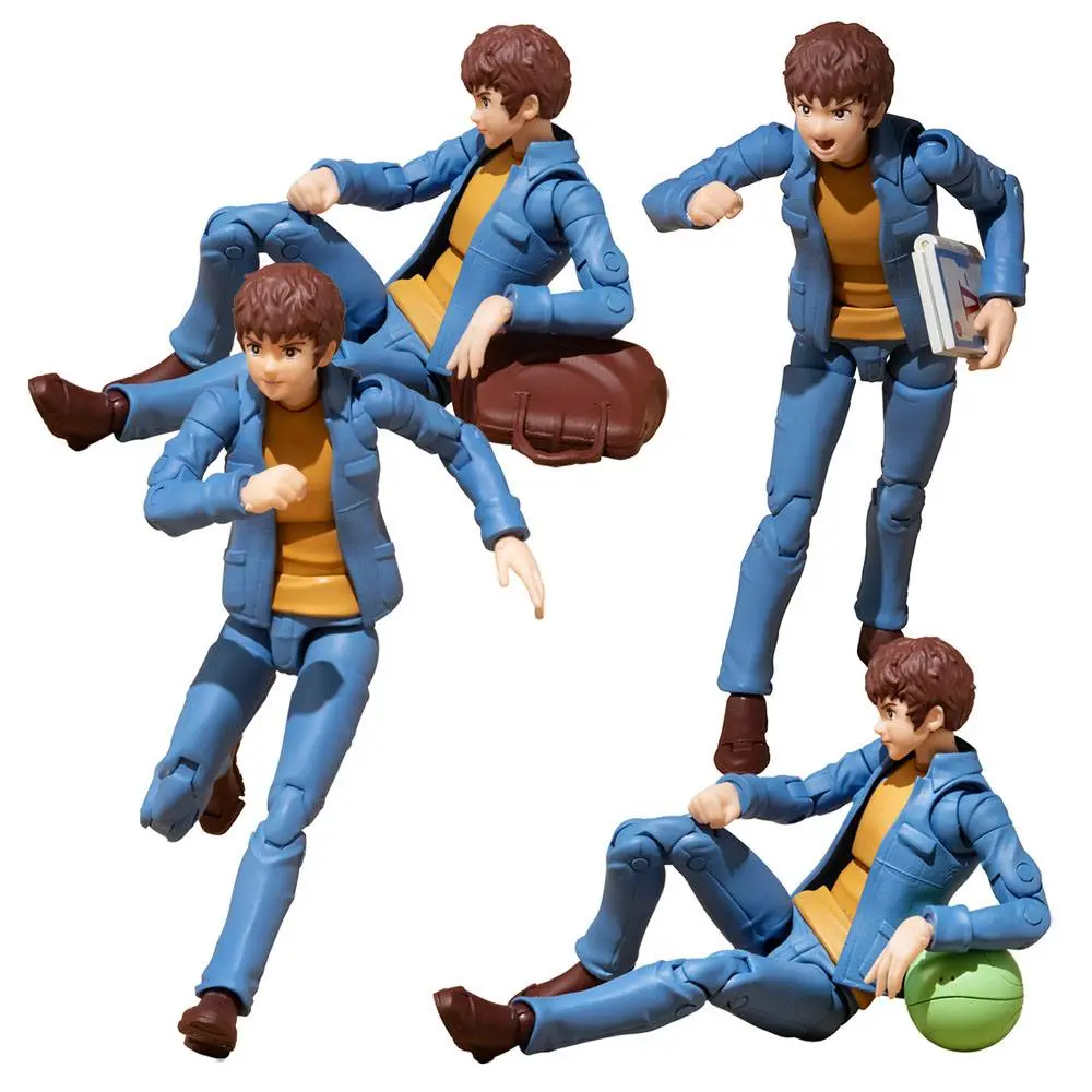 Mobile Suit Gundam G.M.G. Actionfiguren mit Fahrzeug Earth Federation 07 Amuro & Frau, 08V-SP General Soldier & Buggy Set Box Produktfoto