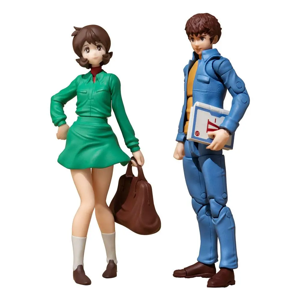 Mobile Suit Gundam G.M.G. Actionfiguren 2er-Pack Earth Federation 07 Amuro Ray & Frau Bow 10 cm Produktfoto