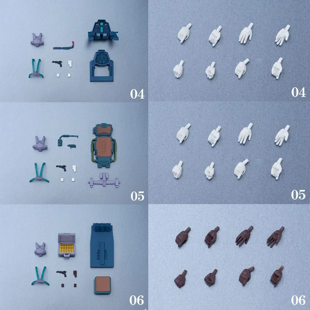 Mobile Suit Gundam G.M.G. Actionfiguren 3er-Pack Earth Federation Force 10 cm Produktfoto