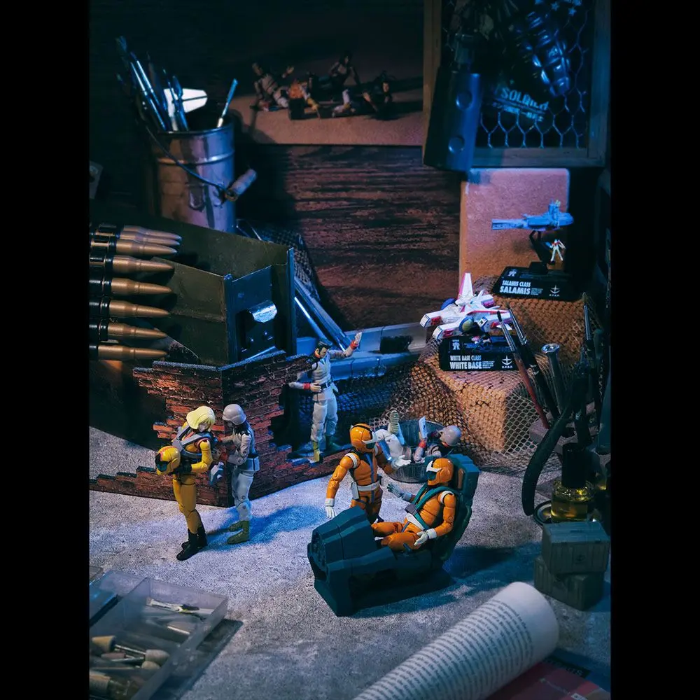 Mobile Suit Gundam G.M.G. Actionfiguren 3er-Pack Earth Federation Force 10 cm Produktfoto