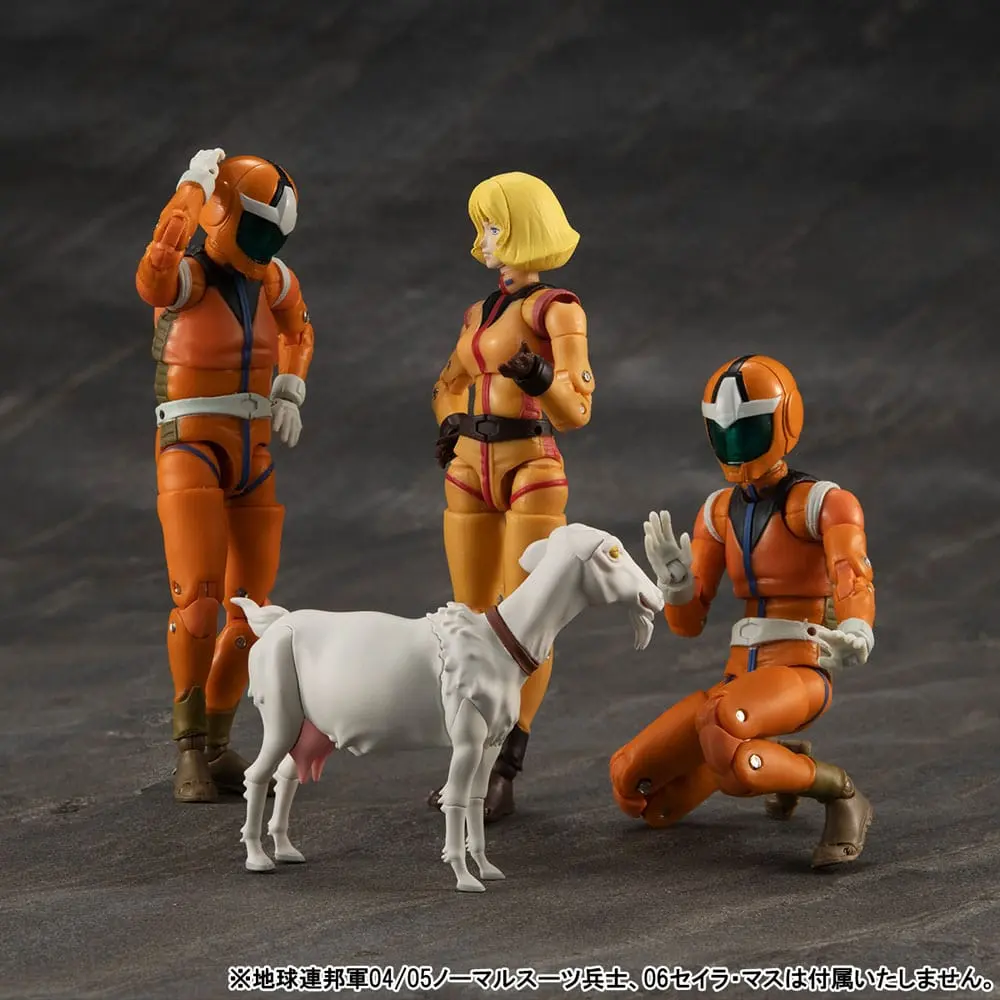 Mobile Suit Gundam G.M.G. Action Figurs Former Principality of Zeon 09 Cucuruz Doan &amp; Blanca Produktfoto