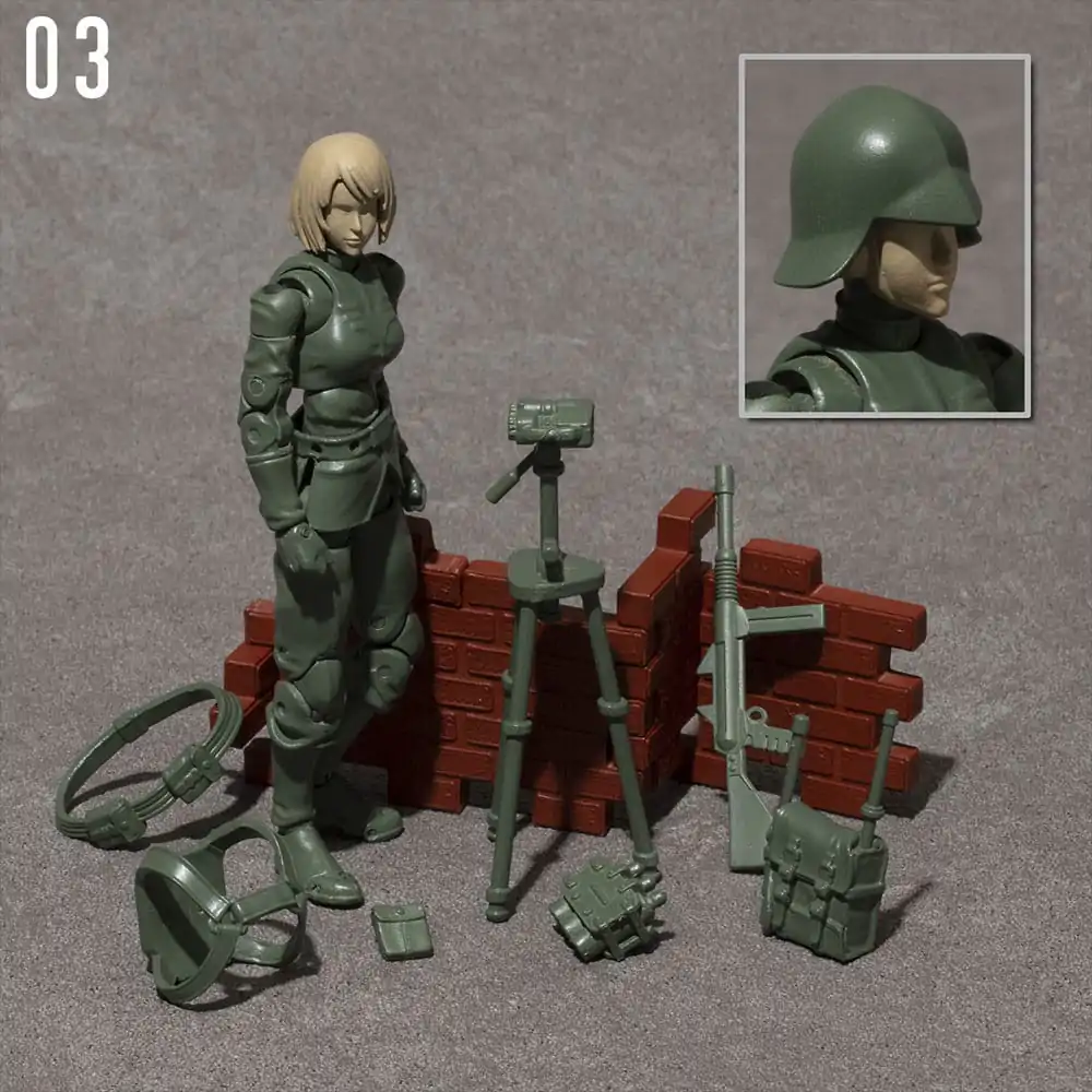 Mobile Suit Gundam G.M.G. Actionfiguren 3er-Pack Principality of Zeon General Soldier 01-03 Set 10 cm Produktfoto