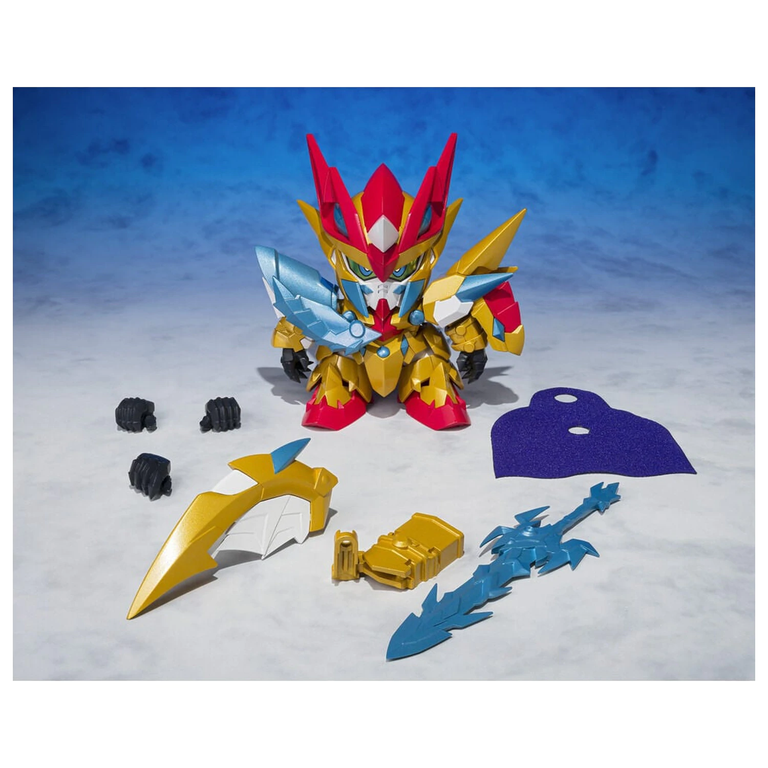 Mobile Suit Gundam Ganso SD Gundam World Holy Dragon Knight Zero Gundam Figur 8cm Produktfoto