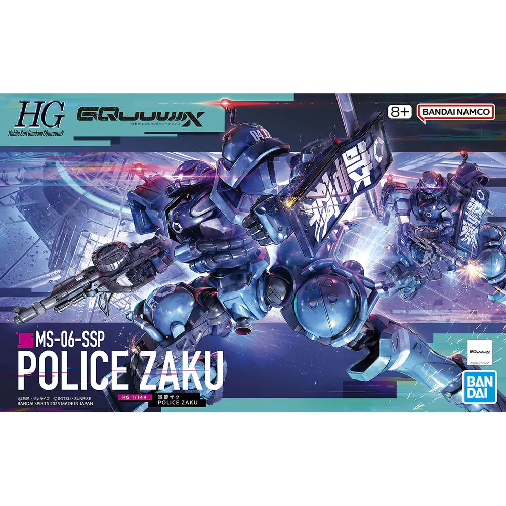 Mobile Suit Gundam GQuuuuuuX Polizei Zaku Figur Produktfoto
