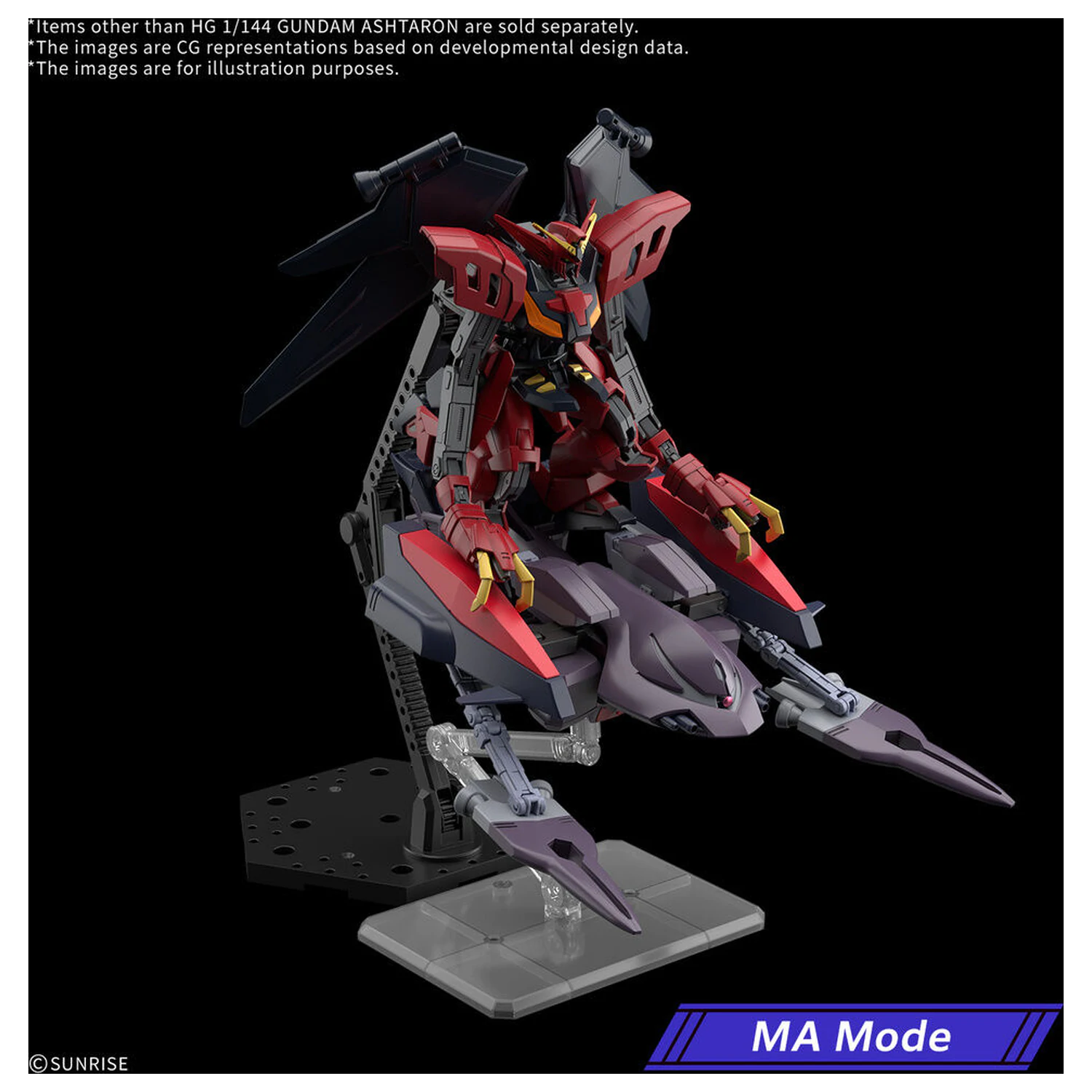 Mobile Suit Gundam - Gundam Ashtaron HG 1/144 Modellbausatz Produktfoto