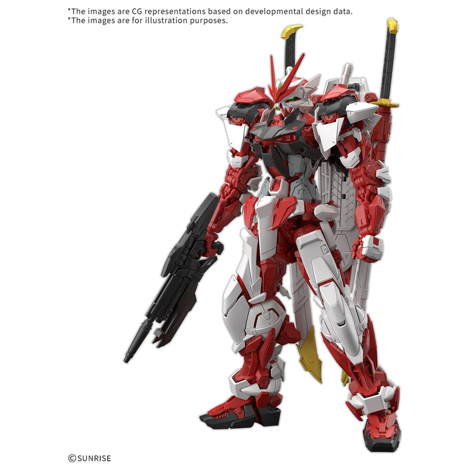 Mobile Suit Gundam - Gundam Liberty Astray Red Frame MG 1/100 Modellbausatz Produktfoto