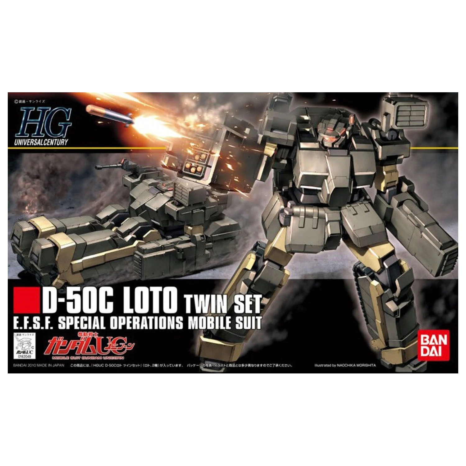 Mobile Suit Gundam HGUC 1/144 D-SOC Loto Twin Set Modellbausatz Figur Produktfoto